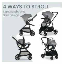Britax - Willow Brook Travel System, Geleira de Grafite Online