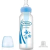 Dr. Brown's Brown's - 1 unidade de opções anti-cólicas de fluxo natural + kit inicial de garrafa com canudinho estreito, 8 onças Discount