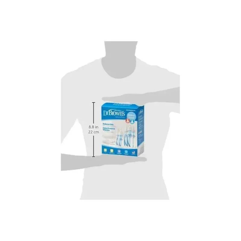 browns__conjunto_de_alime_SKUDJvQTBt2_3.webp Dr. Brown's Brown's - Conjunto de alimentação para recém-nascidos com mamadeira de fluxo natural Clearance