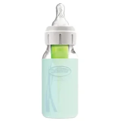 Dr. Brown's Brown's - Manga estreita para garrafa de vidro de 4 onças/120 ml - Menta Best