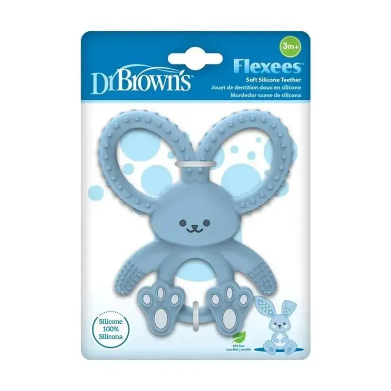 browns__mordedor_de_silic_SKUQA9NOWZb_1.webp Dr. Brown's Brown's - Mordedor de silicone Flexees Bunny, azul Outlet