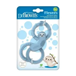 Dr. Brown's Brown's - Mordedor de silicone Flexees Sloth, azul Sale