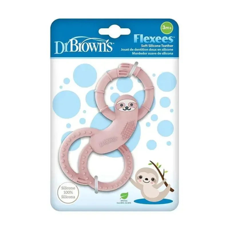browns__mordedor_de_silic_SKUuUAqZrPg_1.webp Dr. Brown's Brown's - Mordedor de silicone Flexees Sloth, rosa Outlet