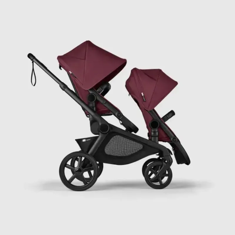 bugaboo__carrinho_de_beb__SKUbfn1ll4N_3.webp Bugaboo - Carrinho de bebê Kangaroo Complete, Preto/Cereja Escuro Hot