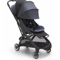 Bugaboo - Carrinho de passeio compacto completo borboleta, preto/azul tempestuoso Sale