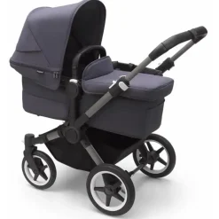Bugaboo - Carrinho de passeio mono completo Donkey 5, grafite/azul tempestuoso New