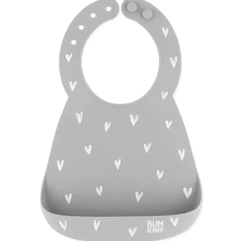 bumkins__babador_moldado__SKUfN8ZQ2Vl_0.webp Bumkins - Babador moldado em silicone, corações Clearance