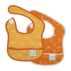 Bumkins - Babete Inicial 2 Pk, Sunshine/Grounded Outlet