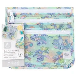 Bumkins - Bolsa de viagem transparente, pacote com 3 unidades, Aloha New