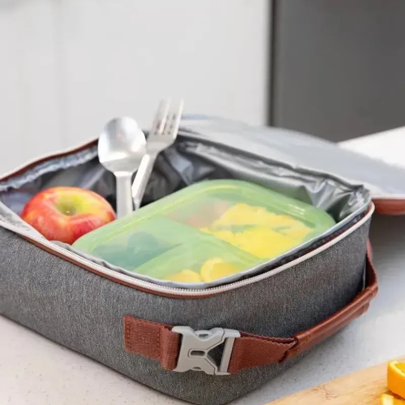bumkins__bumkins_snacklun_SKUYve9Dsc7_4.webp Bumkins - Snack/Lunch Bento Box, recipiente com 3 compartimentos, geléia verde Outlet