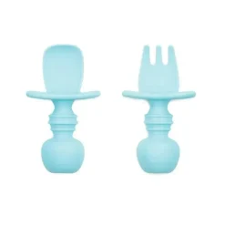 Bumkins - Chewtensils de silicone, azul Discount