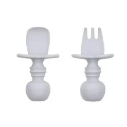 Bumkins - Chewtensils de silicone, cinza New
