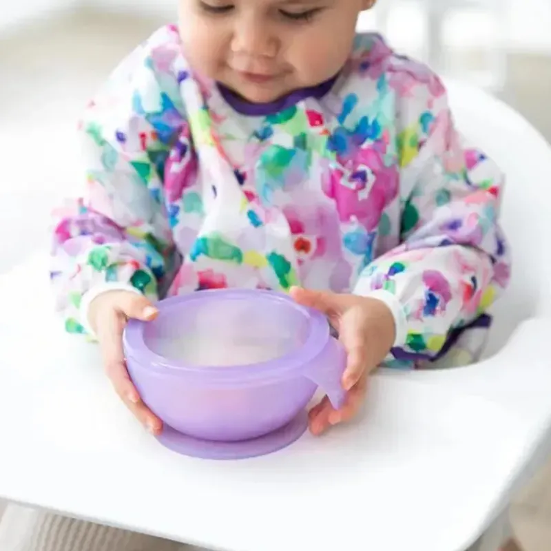 bumkins__conjunto_de_alim_SKUIsByQLay_4.webp Bumkins - Conjunto de alimentação de silicone com sucção para bebês e crianças pequenas, geléia roxa Hot