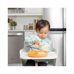 Bumkins - Conjunto de utensílios de bebê Chewtensils - Tangerina Discount