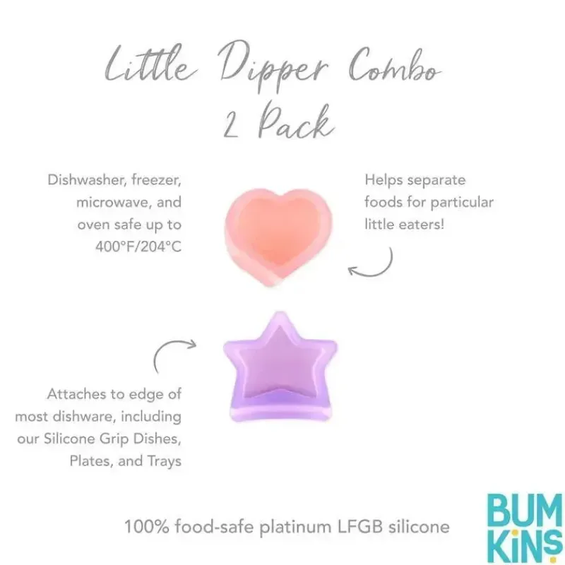 bumkins__dippers_de_silic_SKUqVGs79Us_1.webp Bumkins - Dippers de silicone para bebês, para tigelas, pratos e pratos, pacote com 2, geléia magenta Sale