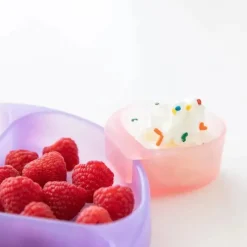 Bumkins - Dippers de silicone para bebês, para tigelas, pratos e pratos, pacote com 2, geléia magenta Sale