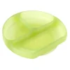 Bumkins - placa de sucção para crianças e bebês, prato de silicone dividido, geléia verde Fashion