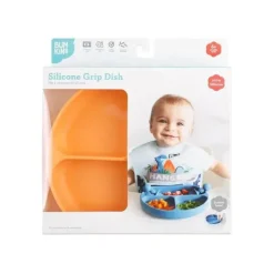 Bumkins - Prato de silicone - Prato de bebê - Tangerina Best
