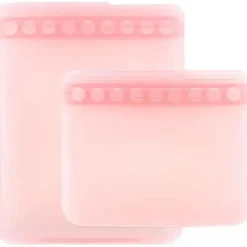 Bumkins - Saco reutilizável plano de silicone 2Pk, rosa Sale