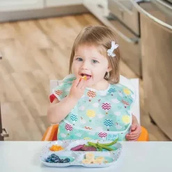 Bumkins SuperBib 3-Pack, selvagem e grátis/aquarela/pinceladas Clearance