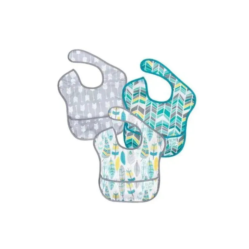 bumkins_superbib_pacote_p_SKU7X2rLm2F_0.webp Bumkins SuperBib 3-Pacote, Penas/Flecha/Espuma Outlet