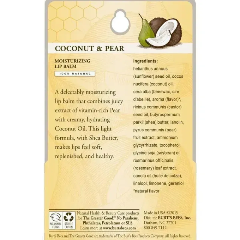 burts_bees___unidades_de__SKUrKfDhgLp_3.webp Burt's Bees Baby Burts Bees - 2 unidades de protetor labial de coco e pêra Sale