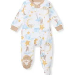 Burt's Bees Baby Burts Bees - Baby Boy Stardust Bunnies Sleep & Play, Cloud Sale