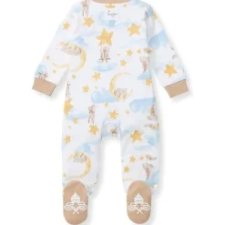 Burt's Bees Baby Burts Bees - Baby Boy Stardust Bunnies Sleep & Play, Cloud Sale