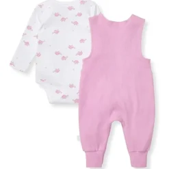 Burt's Bees Baby Burts Bees - Baby Girl Tortoise Jumpsuit & Bodysuit Set, Crocus Sale