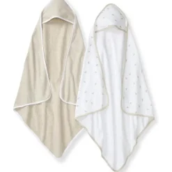 Burt's Bees Baby Burt's Bees - Baby Hooded Towels, Absorbent Knit Terry, Oatmel Discount