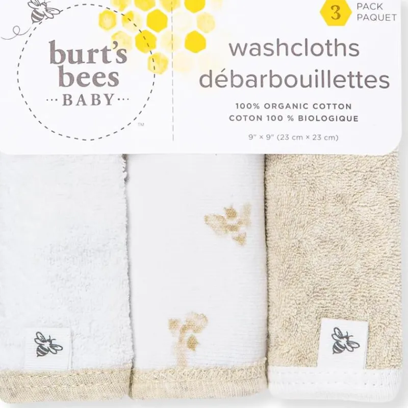burts_bees__baby_infant_w_SKUN3Vihw8P_3.webp Burt's Bees Baby Burt's Bees - Baby Infant Washcloths, 100% Organic Cotton, 3Pck, Hummus Online