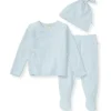 Burt's Bees Baby Burts Bees - Baby Raised Terry Bee Take Me Home Set, Ocean Online