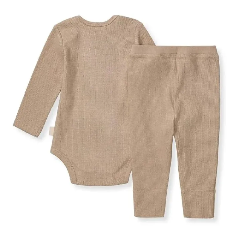 burts_bees__baby_unisex_t_SKU9KUlDhpv_1.webp Burt's Bees Baby Burts Bees - Baby Unisex Thermal Neutral Bodysuit & Pant Set, Cremini Hot