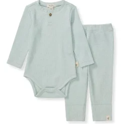 Burt's Bees Baby Burts Bees - Baby Unisex Thermal Bodysuit & Pant Set, Cloudy Sale
