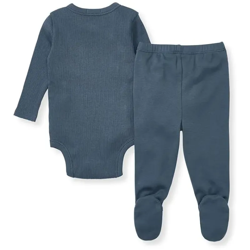 burts_bees__baby_unisex_w_SKUknV2Ry4n_1.webp Burt's Bees Baby Burts Bees - Baby Unisex Wrap Front Bodysuit Set, Underwater Hot