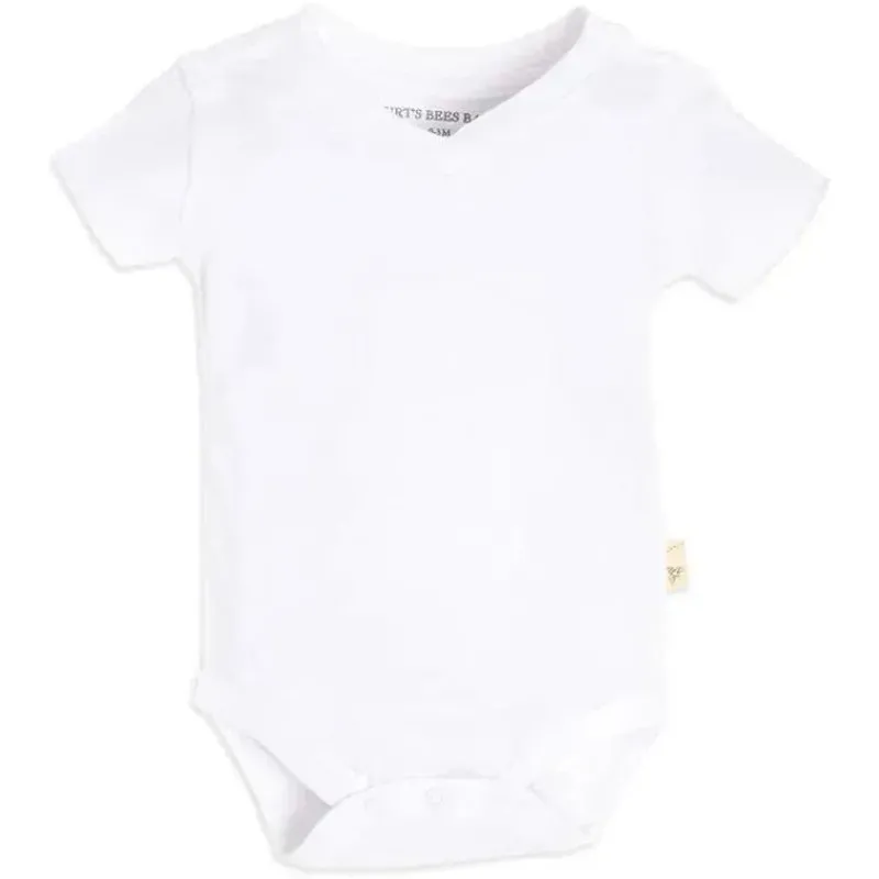 burts_bees__body_de_manga_SKUaVQYaLyt_0.webp Burt's Bees Baby Burts Bees – Body de manga curta com costura reversa e decote em V, nuvem Best