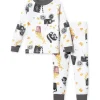 Burt's Bees Baby Burts Bees – Conjunto de camiseta e pijama para noite de cinema para bebês New