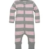 Burt's Bees Baby Burts Bees - macacão listrado de rúgbi para bebê, flor Outlet