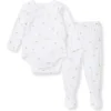 Burt's Bees Baby Burts Bees - Micro Golden Bee Bodysuit Set, Fossil New