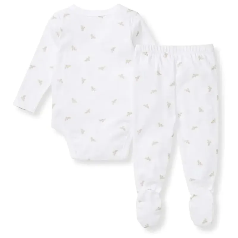 burts_bees__micro_golden__SKU5zZszsOO_1.webp Burt's Bees Baby Burts Bees - Micro Golden Bee Bodysuit Set, Fossil New