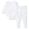 Burt's Bees Baby Burts Bees - Micro Golden Bee Bodysuit Set, Underwater Discount