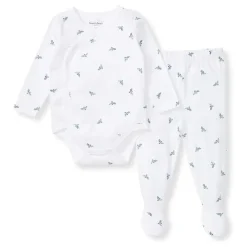 Burt's Bees Baby Burts Bees - Micro Golden Bee Bodysuit Set, Underwater Discount