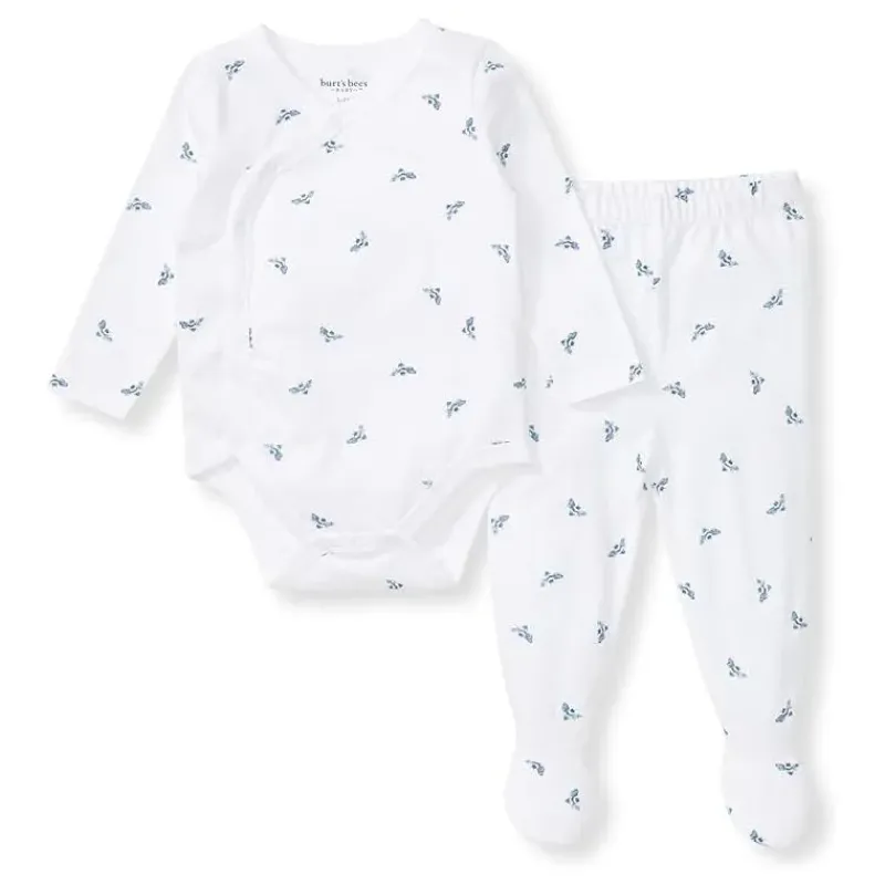 burts_bees__micro_golden__SKUEwH0yvnf_0.webp Burt's Bees Baby Burts Bees - Micro Golden Bee Bodysuit Set, Underwater Discount