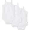 Burt's Bees Baby Burts Bees - 3Pk Baby Short Long Sleeve One Piece Bodysuits, Cloud Fashion