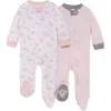Burt's Bees Baby Burts Bees - 2Pk Graceful Swans dormem e brincam, amanhecer Hot