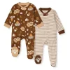 Burt's Bees Baby Burts Bees - 2Pk S'mores Please Sleep & Play, Hunter New