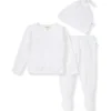 Burt's Bees Baby Burts Bees - Raised Terry Bee Take Me Home Set, Cloud Fashion