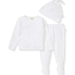 Burt's Bees Baby Burts Bees - Raised Terry Bee Take Me Home Set, Cloud Fashion
