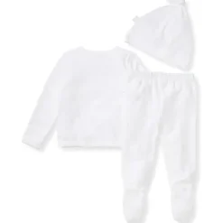 Burt's Bees Baby Burts Bees - Raised Terry Bee Take Me Home Set, Cloud Fashion