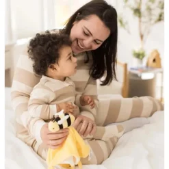 Burt's Bees Baby Burts Bees - Rugby Stripe Sleep & Play, Oat Outlet
